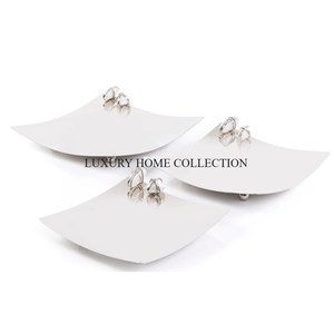 Bandeja de servicio de aluminio de estilo granja única con encanto rústico y espaciosa para encimeras de cocina y mesas de comedor - Product Image 1