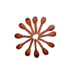 Dernière pièce cuillère en bois ustensiles de cuisine et écologique Mini cuillère à Dessert en bois crème glacée pour le prix de gros - Product Image 2