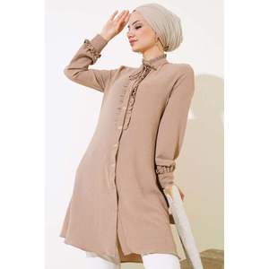 Chemise Latte à Col Volant - Product Image 4