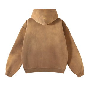 เสื้อฮู้ดซิประบายอากาศได้ดีสำหรับผู้ชายเสื้อผ้าแนวสตรีทผ้าคอตตอนแบบหนา - Product Image 4