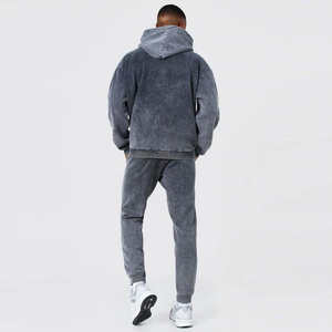 Nouveauté 2026, survêtement de qualité supérieure pour hommes, imprimé à l'écran personnalisé, lavage à l'acide, broderie, délavé au soleil, streetwear, grande taille - Product Image 2