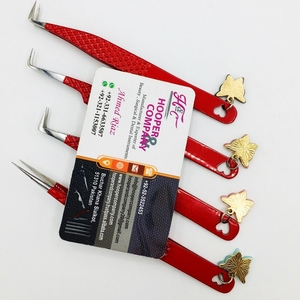 Pince à cils en vison à breloques en forme de papillon pince à épiler à breloques en acier inoxydable pince à épiler en extension de cils durable - Product Image 2