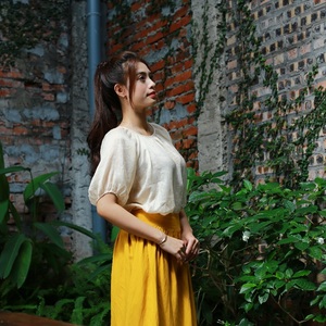 Women'<b>s</b> Summer Spring Elegant Dress Breathable Casual <b>Skirts</b> with Natural Waistline Factory Price - Product Image 3