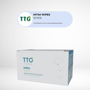 TTO Thermal Intim Cleansing Wipes 12 Pcs/Box pH 4,2 Toallitas de higiene femenina natural para el cuidado íntimo diario - Product Image 3