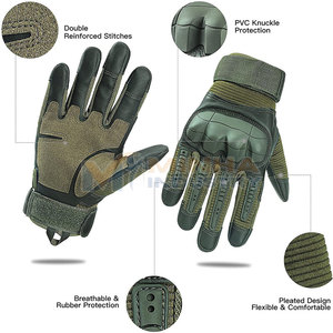 Guantes Tácticos Resistentes para Aventuras con Costuras Duraderas y Comodidad, Guantes Tácticos con Destreza Mejorada para Uso en Exteriores - Product Image 4