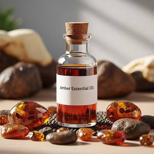 Aceite esencial de ámbar Natural puro 100%, venta al por mayor, aceite de aromaterapia de grado terapéutico para jabón de Perfume y uso para el cuidado de la piel - Product Image 5
