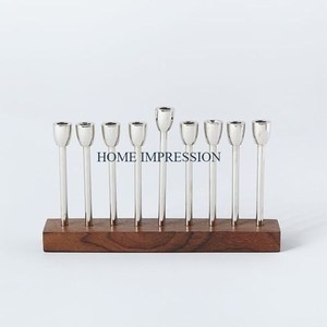 Conception différente couleur or Mini petits bougeoirs classique Table la plus vendue bougeoirs décoratifs utilisation du salon - Product Image 6