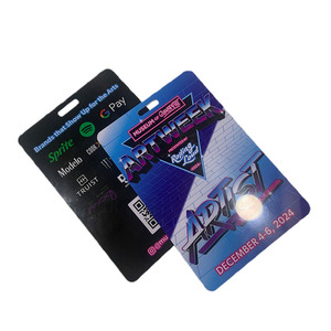 Badge Personalizzato di Alta Qualità in Policarbonato Impermeabile con Stampa Fronte-Retro per Eventi, Tessera PVC per <span class=keywords><strong>Pass</strong></span> - Product Image 5