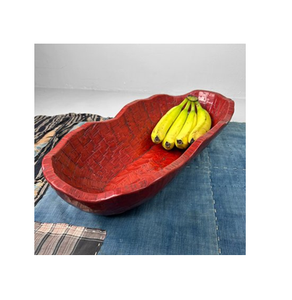 Nouveau design bol à pâte en bois pièce maîtresse bol à fruits ou décor de ferme bol à pâte en bois design unique - Product Image 2