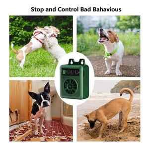 Nouveau dispositif de contrôle automatique des aboiements de chien à affichage numérique extérieur dissuasion des aboiements de chien à ultrasons 4 dressage de chien en plastique personnalisé - Product Image 5