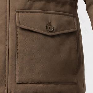 Parka d'hiver pour homme, épaisse, chaude, coupe-vent, décontractée, vêtements d'extérieur, décoration en fourrure, imperméable, manteau mi-long, vestes isolées thermiquement - Product Image 5