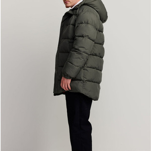 Elegante invierno Especial cremallera hombres Puffer elástico puff chaqueta al por mayor a prueba de viento acolchado estilo urbano chaqueta con logotipo personalizado - Product Image 3