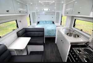 พร้อมส่ง รถคาราวานสุดหรู ขายดี ปรับแต่งได้ตามต้องการ สำหรับตั้งแคมป์และเดินทางออฟโรด มาตรฐานออสเตรเลีย พร้อมอุปกรณ์ครบครันจากคลังสินค้า - Product Image 3