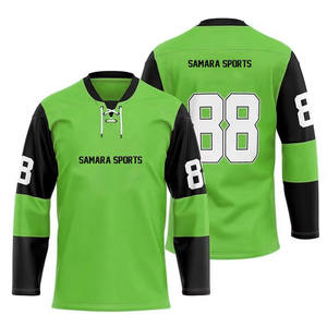 เสื้อเจอร์ซีย์ทีมฮอกกี้โพลีเอสเตอร์ระเหิดชื่อ/หมายเลขเสื้อกีฬาฮ็อกกี้น้ำแข็งของคุณ - Product Image 1