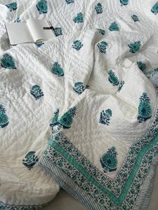 Edredones de Algodón Estampados a Mano con Bloques de Madera, Hechos a Medida, Ideales para la Reventa en Tiendas de Textiles y Artículos para el Hogar - Product Image 5