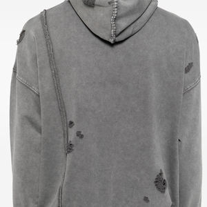 Vente en gros de sweat à capuche de qualité supérieure design personnalisé vêtements d'hiver décontractés à capuche avec motif solide à bas prix - Product Image 5