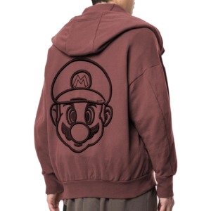 Sweat à capuche unisexe Reddito Sports 100 % coton molletonné, entièrement zippé, personnalisé, lavé, respirant, brodé, grande taille, pour l'hiver, uni, pour homme - Product Image 3
