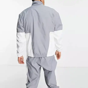 Costume coupe-vent en nylon décontracté pour hommes de haute qualité, couleurs personnalisées, survêtement imperméable à l'eau, options personnalisées en vrac bon marché - Product Image 4