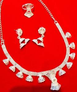 24K chapado en oro Dubai Vintage moda joyería conjunto pendientes brazaletes peines broches en Material de cobre para EE. UU. - Product Image 2