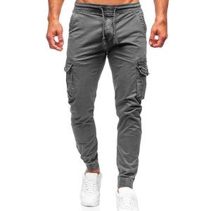 Pantalones Casuales Profesionales para Hombre, Algodón de Primera Calidad, Lona Ecológica, Secado Rápido, Cierre con Cordón, Marca Privada - Product Image 1