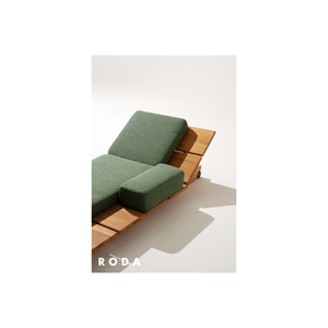 Calyos <b>Wood</b> Lounger Sleek and Ergonomic Outdoor Sunglass Lounger for Ultimate Comfort and Support for Hotel & Villa Use - Product Image 2