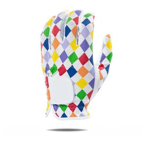 Fournisseur direct usine adultes gauche droite gants de golf en cuir couleur différente conception de sublimation logo personnalisé gants de golf - Product Image 5