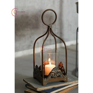 เชิงเทียนโลหะทำด้วยมือสุดหรูพร้อมโถแขวนสำหรับตกแต่งบ้านงานกิจกรรมทำจากเหล็ก - Product Image 4