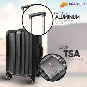 Quality 8003 Pc Aluminum Frame Suitcase Luxury Suitcase 4 Wheels Trolley Travel Luggage 360-Degree Rotating Wheel Hung Phat - Product Image 3