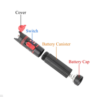 Localisateur Visuel de Défauts (VFL) SC 15mW 30mW Type Stylo Testeur de Lumière Rouge à Fibre Optique Détecteur de Point de Rupture de Câble Réseau FTTH