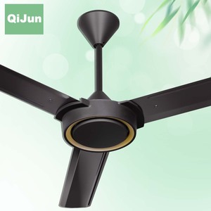 Màu trắng và màu đen sắc nét hơn chất lượng cao 56 ''60'' năng lượng hiệu quả dẫn ánh sáng công nghiệp thép quạt trần với điều khiển từ xa - Product Image 5