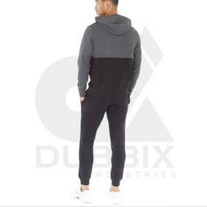 Ensemble de survêtement à capuche léger et respirant à manches longues pour hommes grandes tailles, idéal pour la course et le sport – Vente en gros, personnalisable, haute qualité - Product Image 2