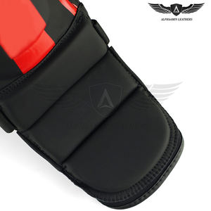 Protège-tibias de boxe en cuir PU entièrement personnalisé, meilleur fournisseur, votre propre produit léger et dernier cri pour l'entraînement de combat - Product Image 4