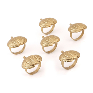 ผู้ผลิตโดยตรงราคาแหวนผ้าเช็ดปากกับฮาโลวีนสร้างสรรค์ฟักทองรูปร่างการออกแบบแหวนผ้าเช็ดปากสําหรับตกแต่งโต๊ะ - Product Image 1