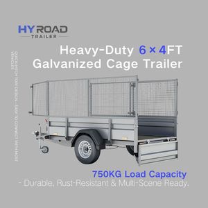 Rimorchio Cargo e Utilitario 6x4 con Capacità di Carico di 750kg <span class=keywords><strong>per</strong></span> Trasporto Merci 1800x1200 - Product Image 2