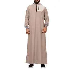 Túnicas largas de Jubba a la moda para hombre, 100% algodón, Simple, a la venta, recién llegado, precio bajo, 2022