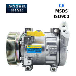 8201018716 Compresor de Aire Acondicionado de 7PK y 12V para Renault Duster Nissan Terrano III 1997-, 1998- - Product Image 1