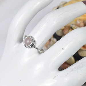 Handmade Solid Sterling Silver 925 <b>Ring</b> Natural <b>Rose</b> <b>Quartz</b> Gemstone Fashion Jewelry for Women Wedding Gifts - Product Image 2