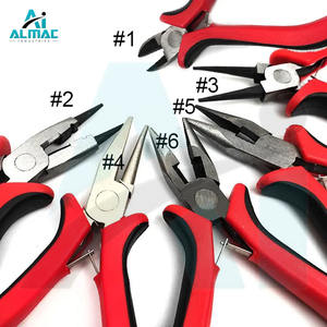 ALMAC Mini pinzas de anillo a presión de 4 ", Alicates de anillo de 5", 9 Uds., Alicates de punta, herramienta de mano para hacer joyas, pinzas para ABALORIOS - Product Image 1