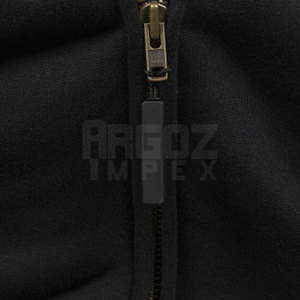 Vente en gros Service OEM Meilleur design Sweats à capuche zippés pour hommes 100% coton Léger Couleur unie pour la saison hivernale - Product Image 6