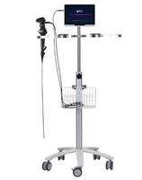 Équipement de bronchoscope vidéo portable vétérinaire endoscope vétérinaire flexible médical sans fibre pour animaux de compagnie cheval