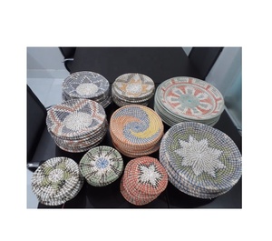 Décoration murale en paille côtière en gros/Tenture murale en jonc de mer Boho avec taille personnalisée pour cadeaux de décoration d'hôtel à la maison - Product Image 4