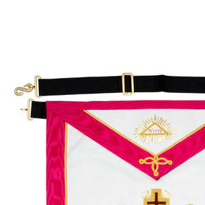 Custom Design Hand Embroidered Masonic Aprons Wholesale Best <b>Material</b> Masonic Regalia Aprons - Product Image 5