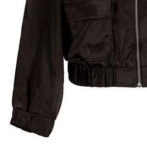 Meilleures ventes Offre Spéciale veste en satin à logo personnalisé à vendre Meilleures ventes Vestes en satin pour femmes sur mesure - Product Image 3