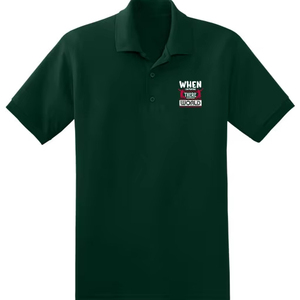 เสื้อยืดโปโลผู้ชายน้ำหนักมาก220-280gsm โลโก้ได้ตามต้องการเสื้อยืดกอล์ฟปักลายเสื้อลำลองแบบถักสีพื้น - Product Image 1