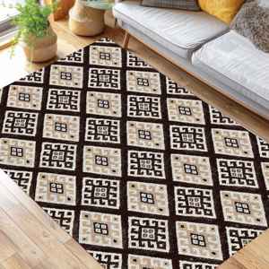 Tapis imprimé style bohème : design turc, décoration de ferme, tapis doux, tapis à poils longs - Product Image 5