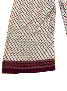 Pantalon enveloppant en soie bohème pour femme taille élastique vêtements de nuit à jambes larges/vêtements de fête avec motif solide pour la plage de nuit été - Product Image 3