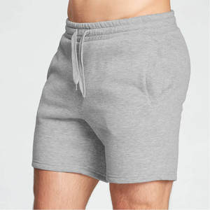 2025 nouveauté hommes Shorts de sport Double poche couleur unie Style décontracté vêtements d'entraînement grande taille plusieurs couleurs maille shorts - Product Image 3