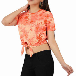 Top Halter de Mujer de Secado Rápido Hecho de Algodón y Poliéster, Top Halter de Mujer Hecho a Medida con Mangas Cortas - Product Image 3