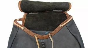 Sac de capture d'animaux en cuir nubuck pour la fauconnerie, vente en gros, haute qualité, nouvelle arrivée, HAMII APPARELS HA-1313 - Product Image 3