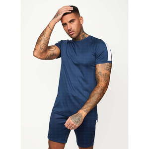 เสื้อยืดผู้ชายกางเกงขาสั้นชุดฤดูร้อน - Product Image 1